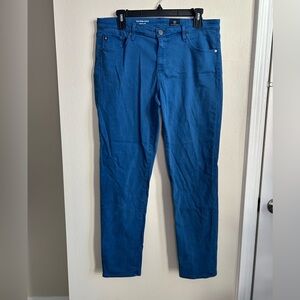 AG Adriano Goldschmied The Prima Ankle Cigarette Ankle Blue Denim Jeans Size 32